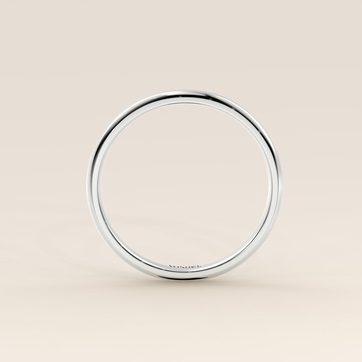 Alliance simple, 2 mm, or blanc