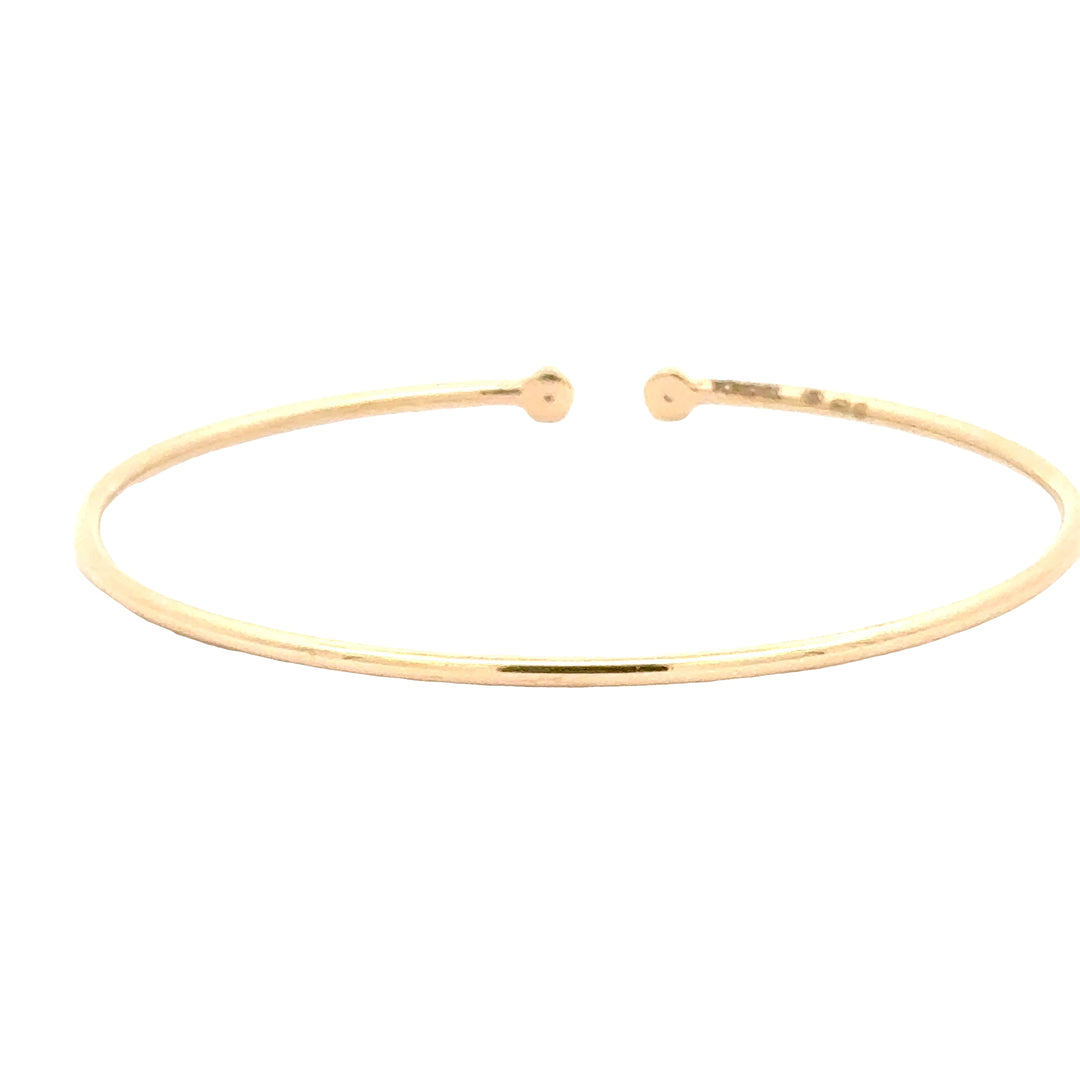 Open Bangle Armband - 18k Geelgoud - 0,2 ct