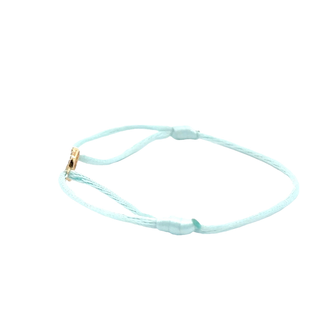 Sterrenbeeld Armband met Satijnenkoord - 18K Goud