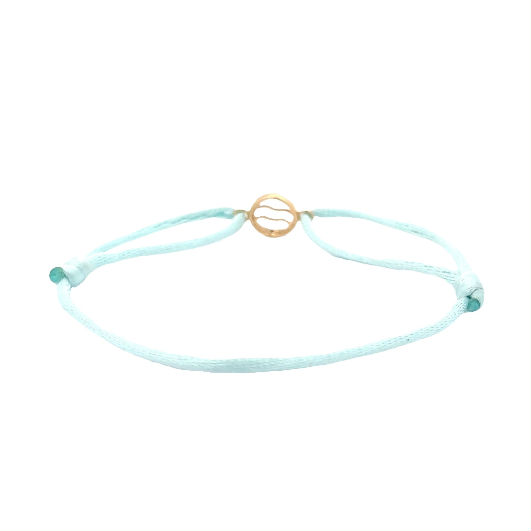 Sterrenbeeld Armband met Satijnenkoord - 18K Goud