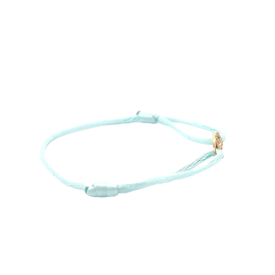 Sterrenbeeld Armband met Satijnenkoord - 18K Goud