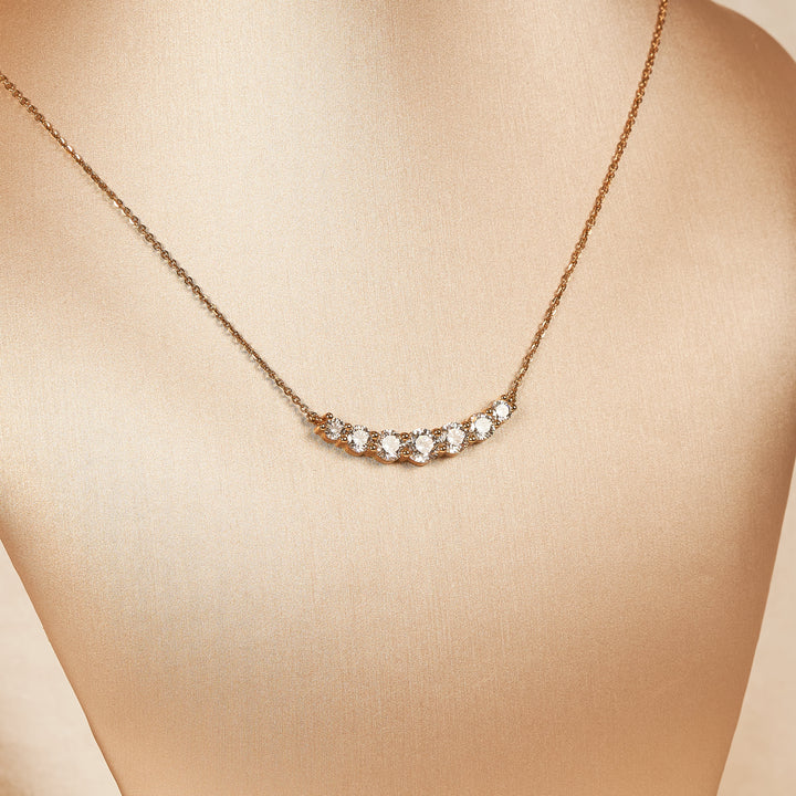 Yara - In Stock - Lab Grown Diamond Bar Collier - 18K Gold - 2,54 ct