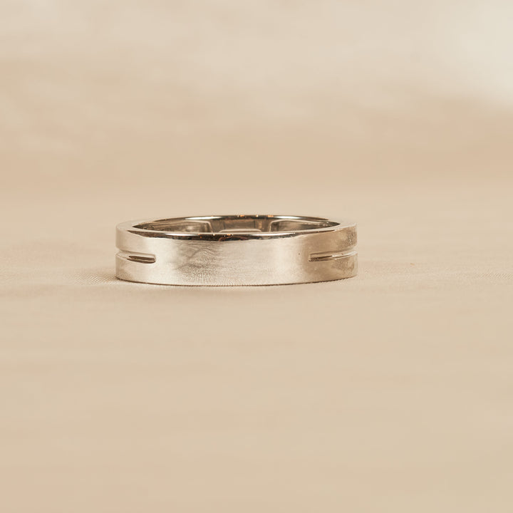 Jacob - Heren trouwring - PLATINUM - 0,22 ct