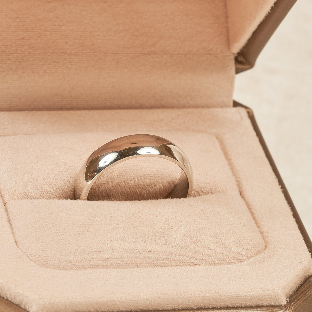 Josh -  Ring Heren trouwring - Platinum