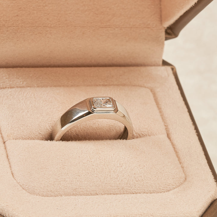 James - Heren trouwring - PLATINUM - 0,53 ct