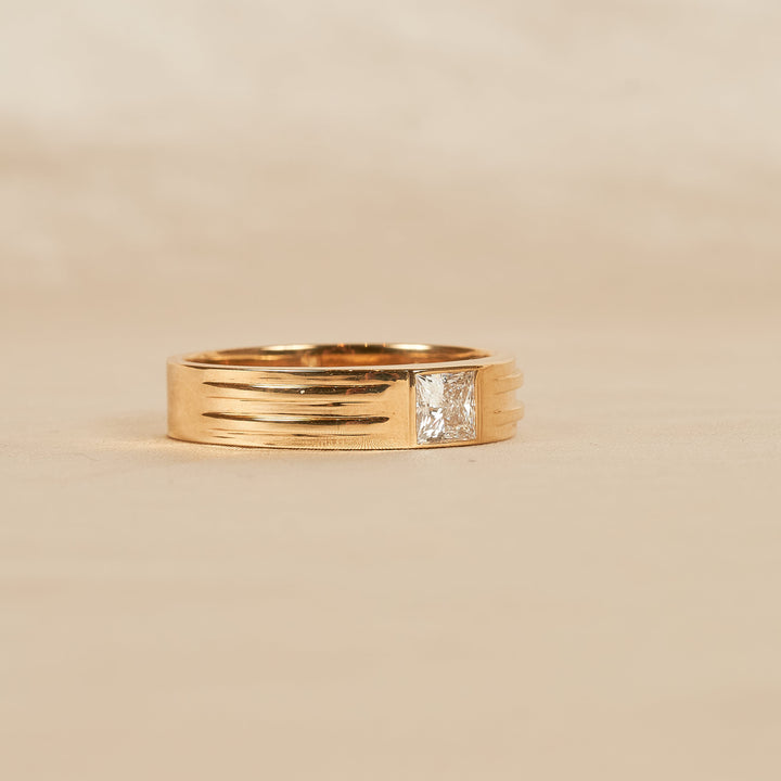 Max - Heren trouwring - 18K Geelgoud - 0,52 ct