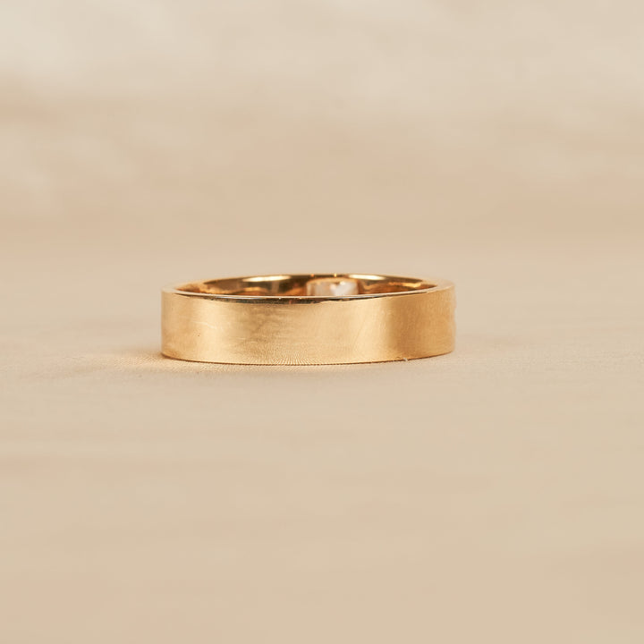 Max - Heren trouwring - 18K Geelgoud - 0,52 ct