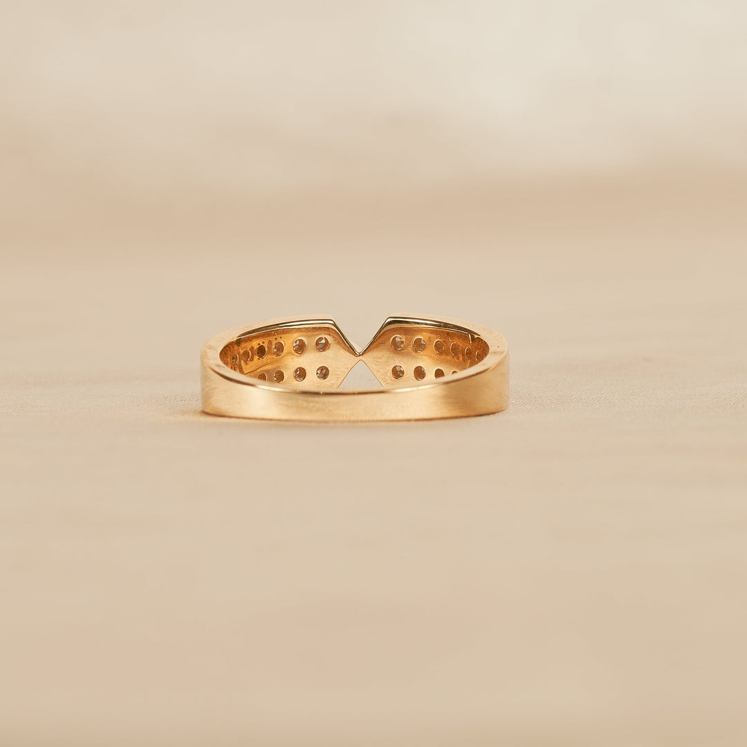 Luna Ring - Pave Diamond Ring