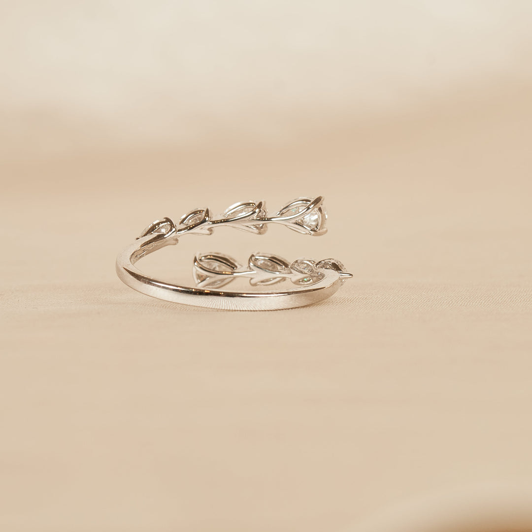 HELENA - Wrap around Ring met Pear diamanten - 18K Goud - 1,11 ct