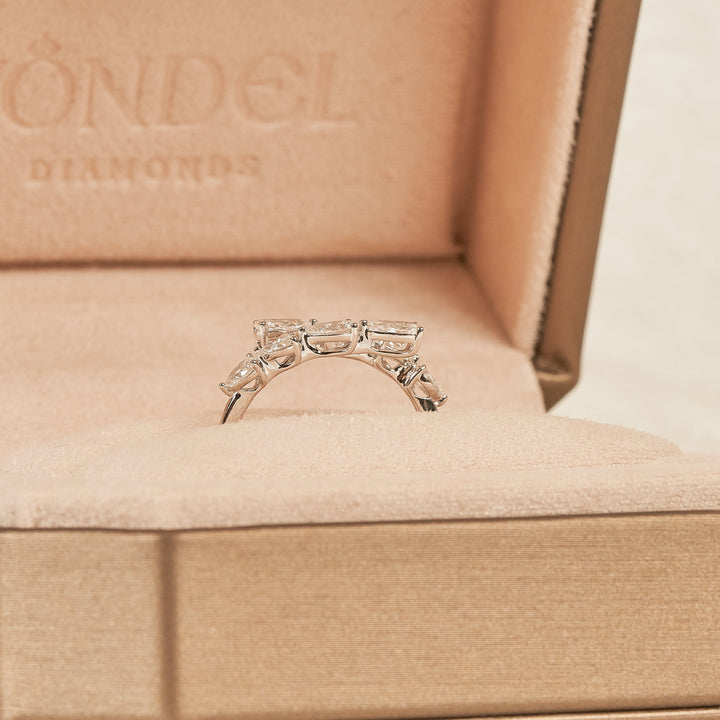 HELENA - Wrap around Ring met Pear diamanten - 18K Goud - 1,11 ct