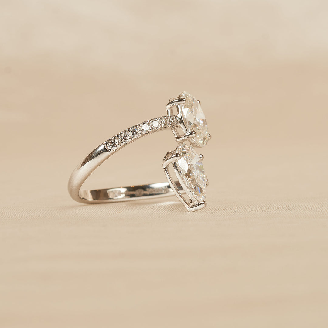 Gisele - Toi et Moi Wrap Ring