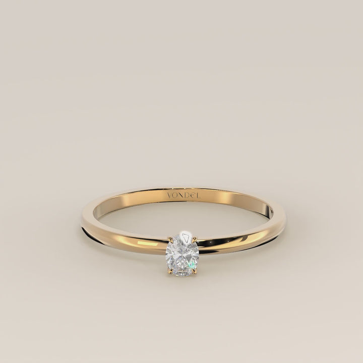 Maddie - Oval Lab Grown Diamond Ring