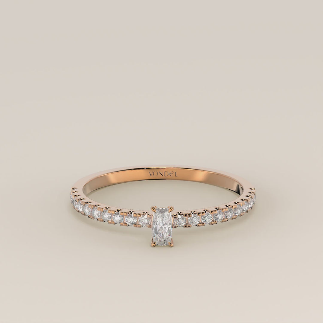 Julie - Elongated Cushion Lab Grown Diamond Ring