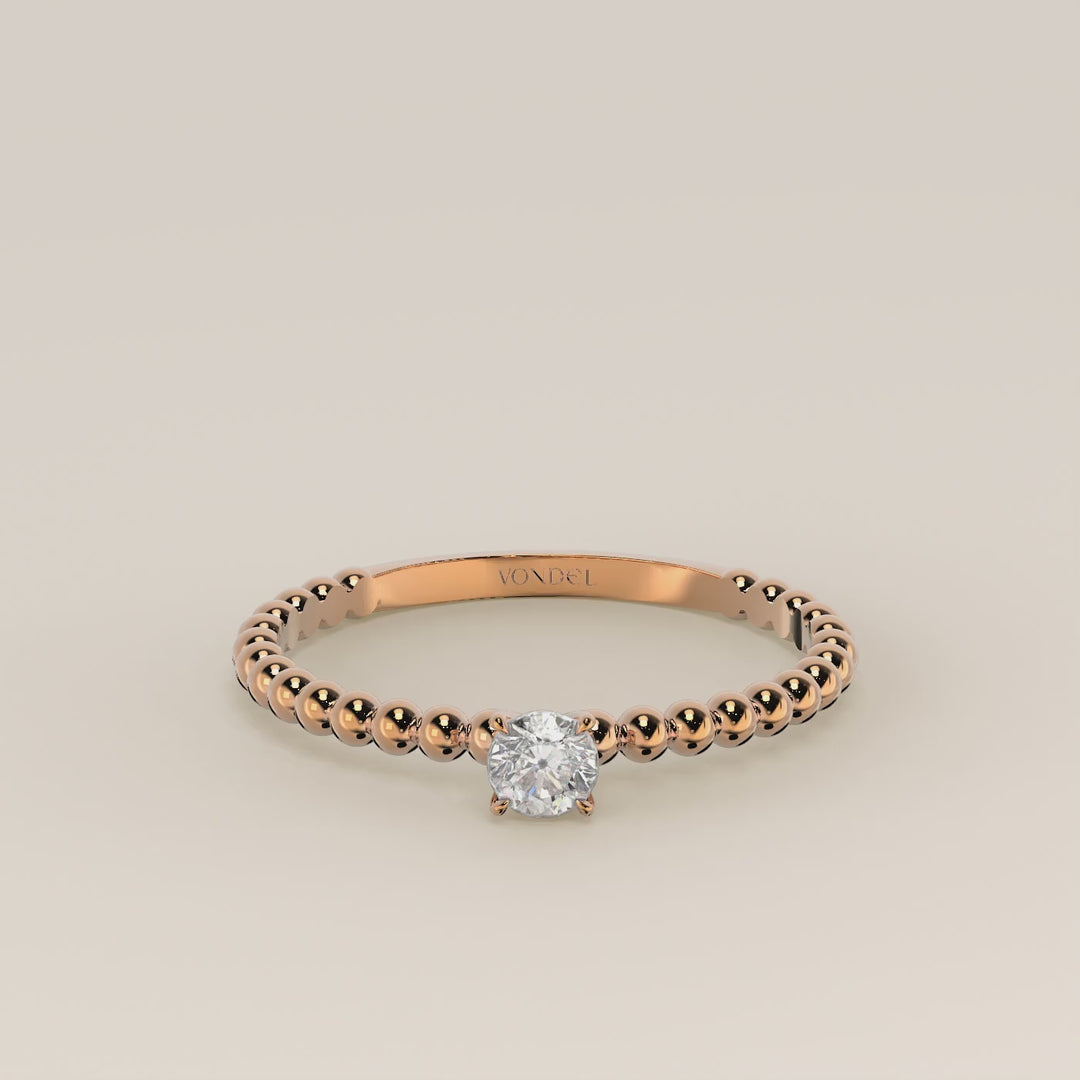 Lina - Round Lab Grown Diamond Ring