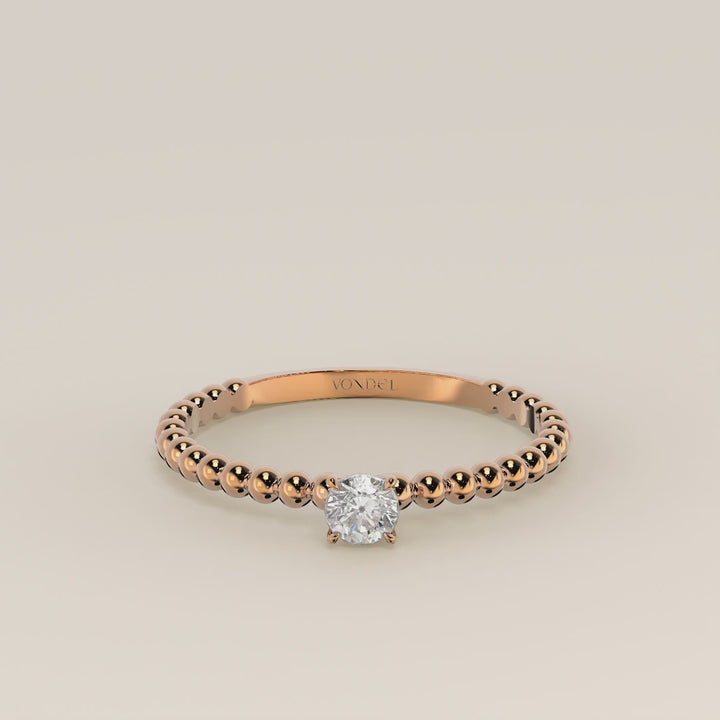 Lina - Round Lab Grown Diamond Ring