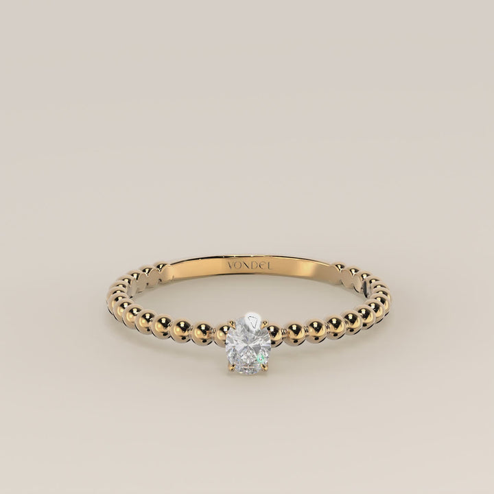 Lina - Oval Lab Grown Diamond Ring