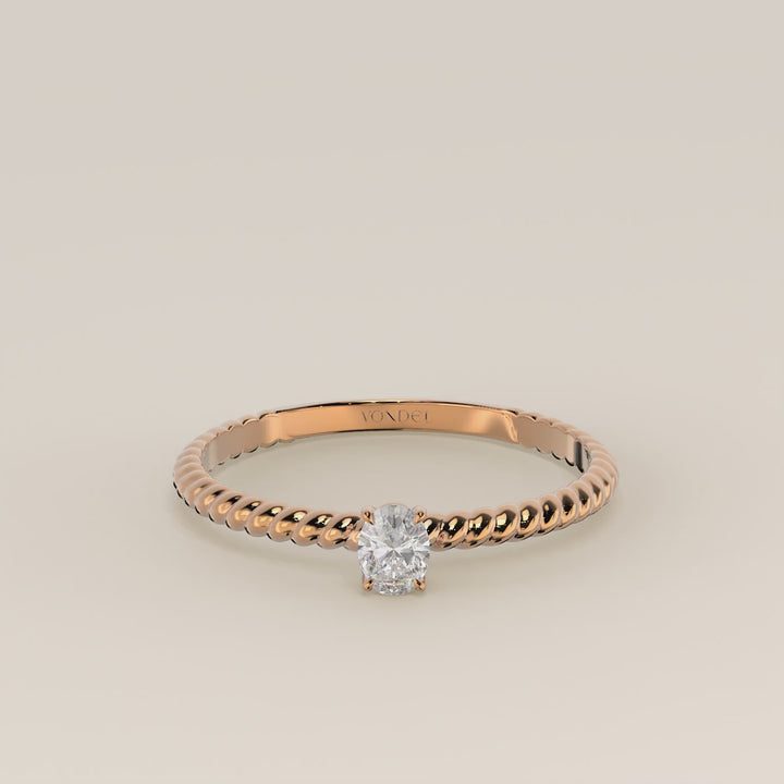 Bowie - Oval Lab Grown Diamond Ring