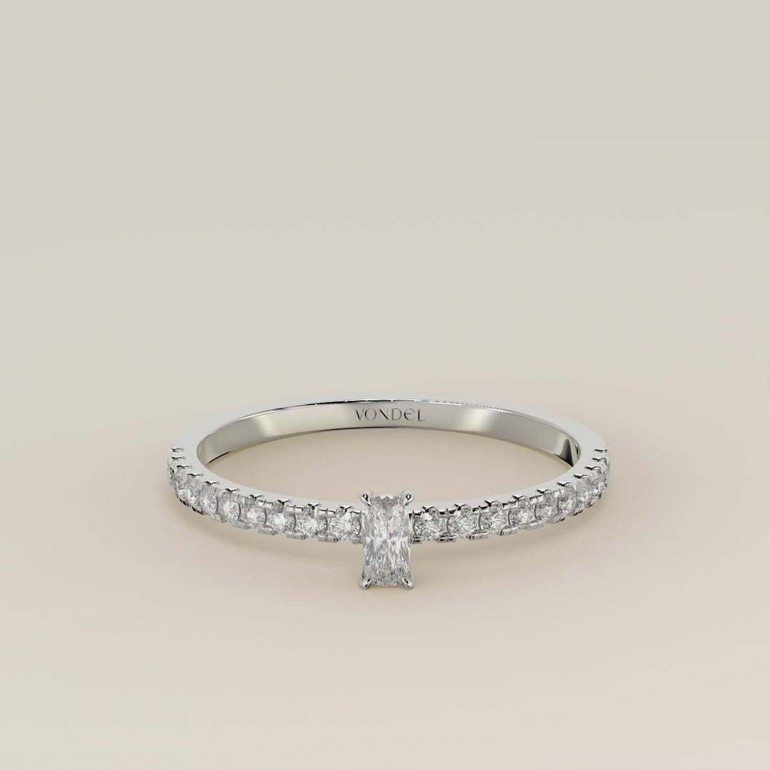 Julie - Elongated Cushion Lab Grown Diamond Ring