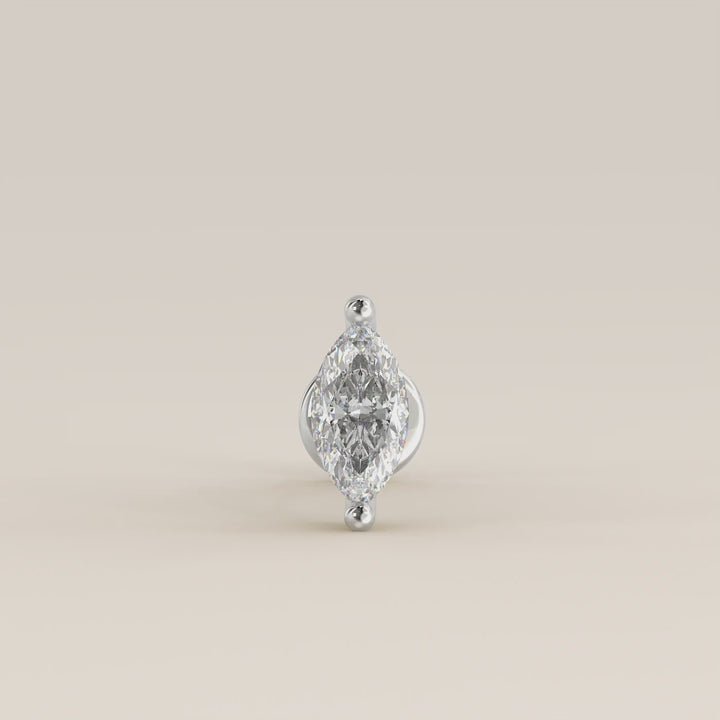 Signature Marquise Small Lab Grown Diamond Piercing