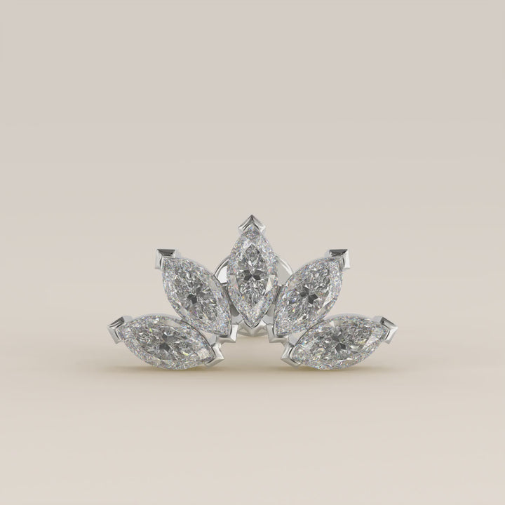 Éclat Quintet Marquise Lab Grown Diamond Piercing