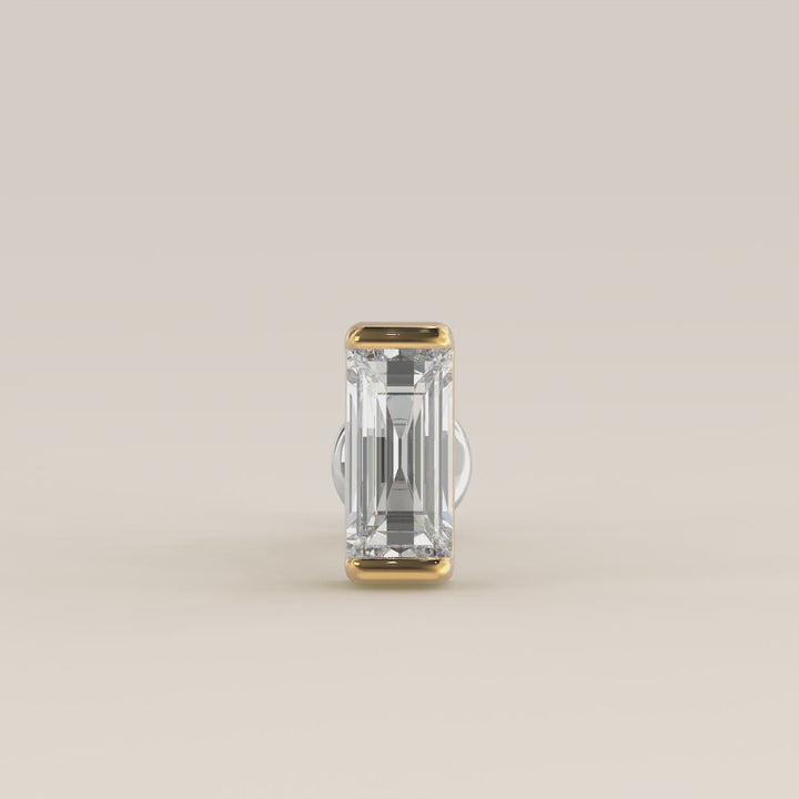 Baguette Lab Grown Diamond Piercing