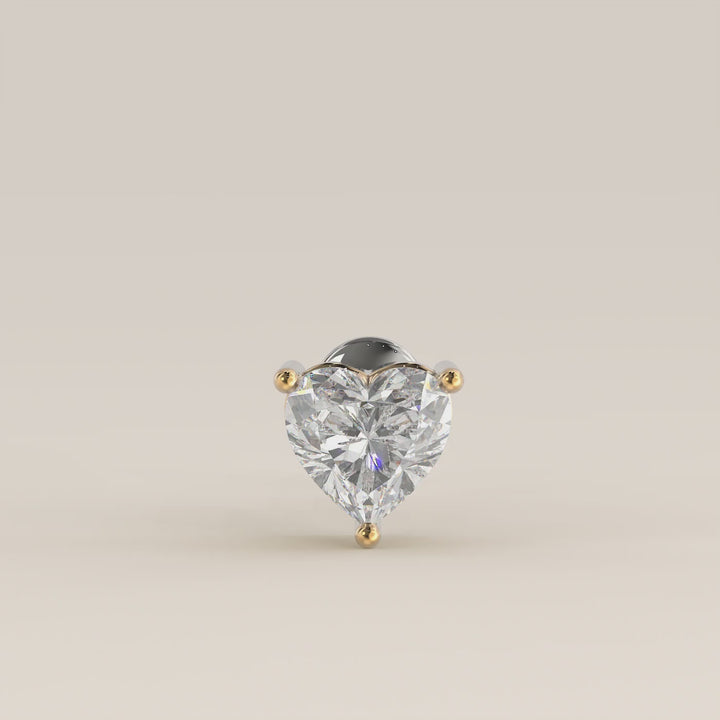 Signature Heart Lab Grown Diamond Piercing