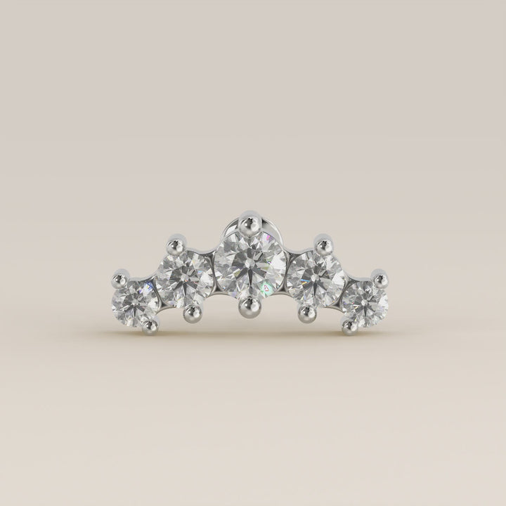 Celestial Row Small Lab Grown Diamond Piercing