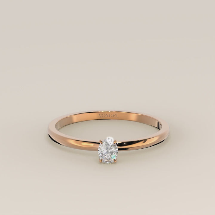Maddie - Oval Lab Grown Diamond Ring