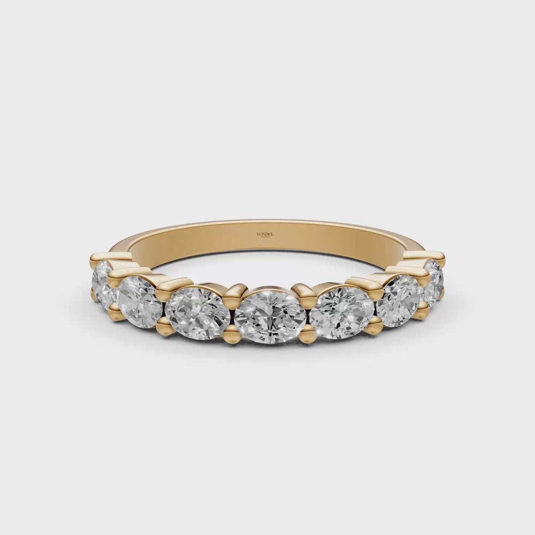 Ovale Rijring East to West - 1,04 ct
