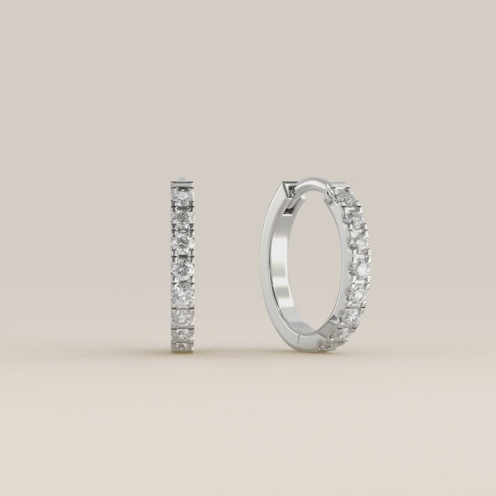 Muse - Huggies Lab Grown Diamond Earrings Set
