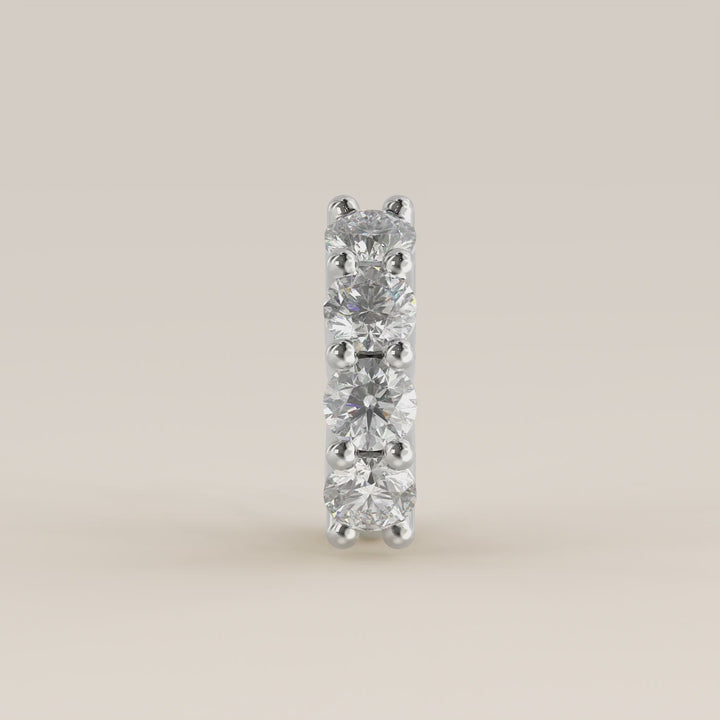 Infinite Click Ring Lab Grown Diamond Piercing