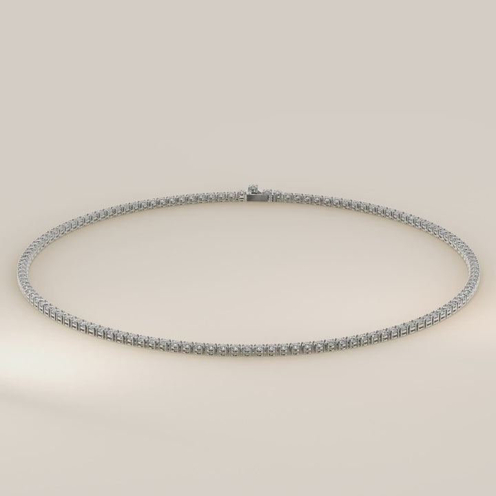 Chris - Lab Grown Diamond Tennis Necklace 42 cm - 15 ct