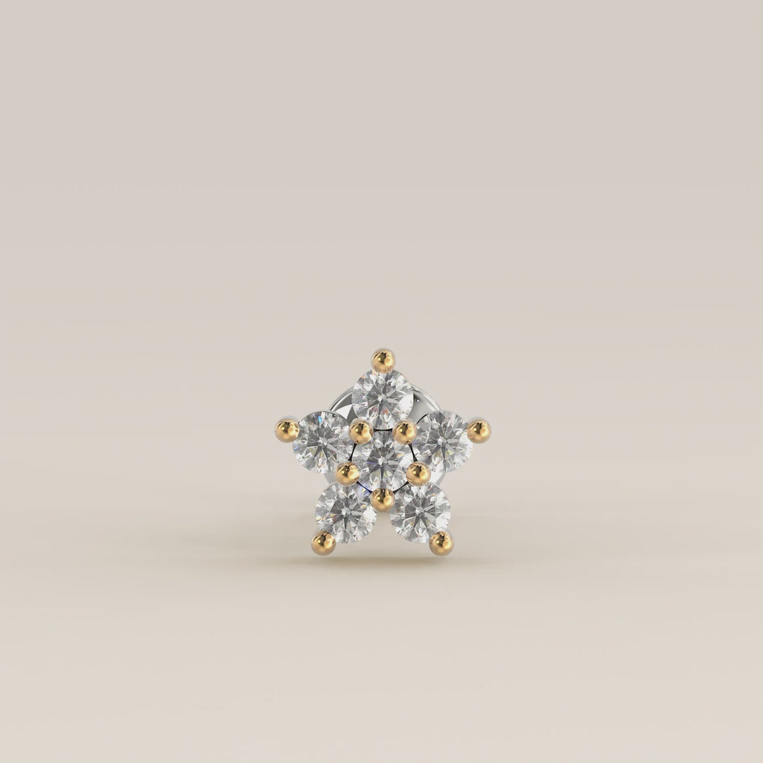 Luminous Star Lab Grown Diamond Piercing