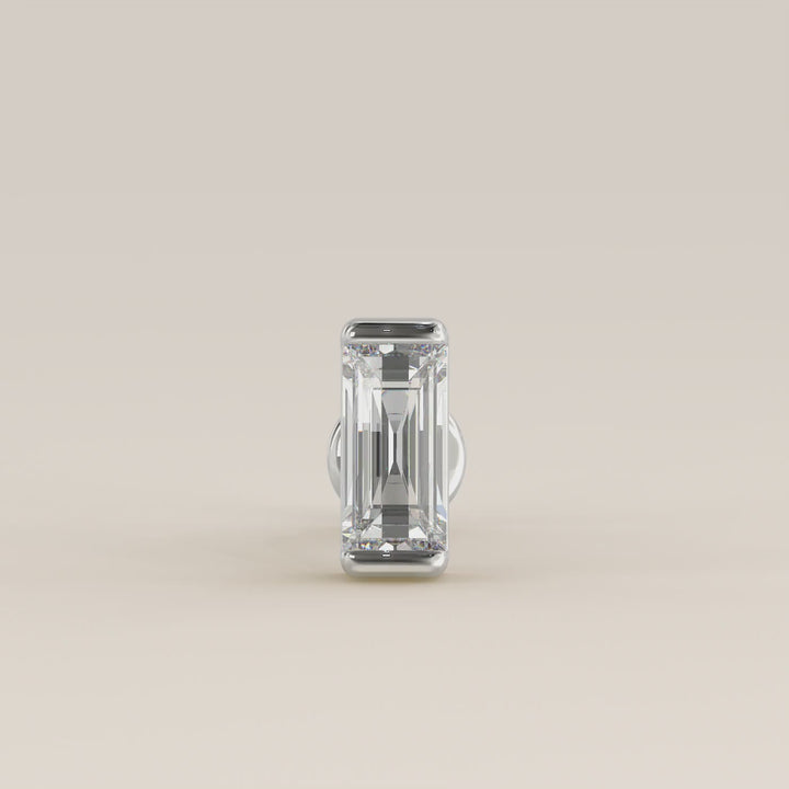 Baguette Lab Grown Diamond Piercing