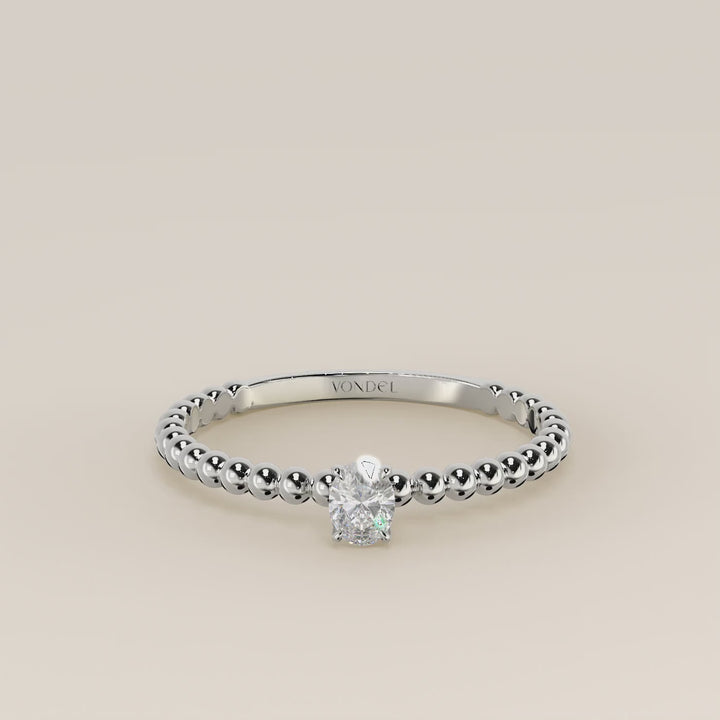 Lina - Oval Lab Grown Diamond Ring