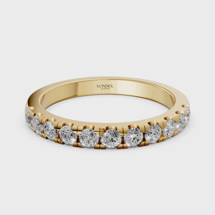 Diamanten Rijring Classic - 18K Geelgoud - 0,56 ct