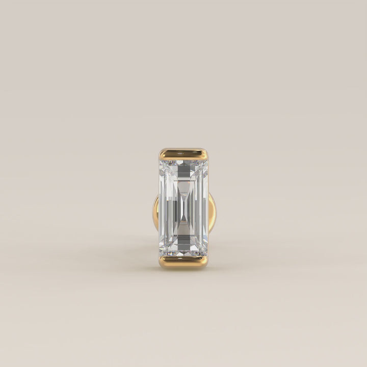 Baguette Lab Grown Diamond Piercing