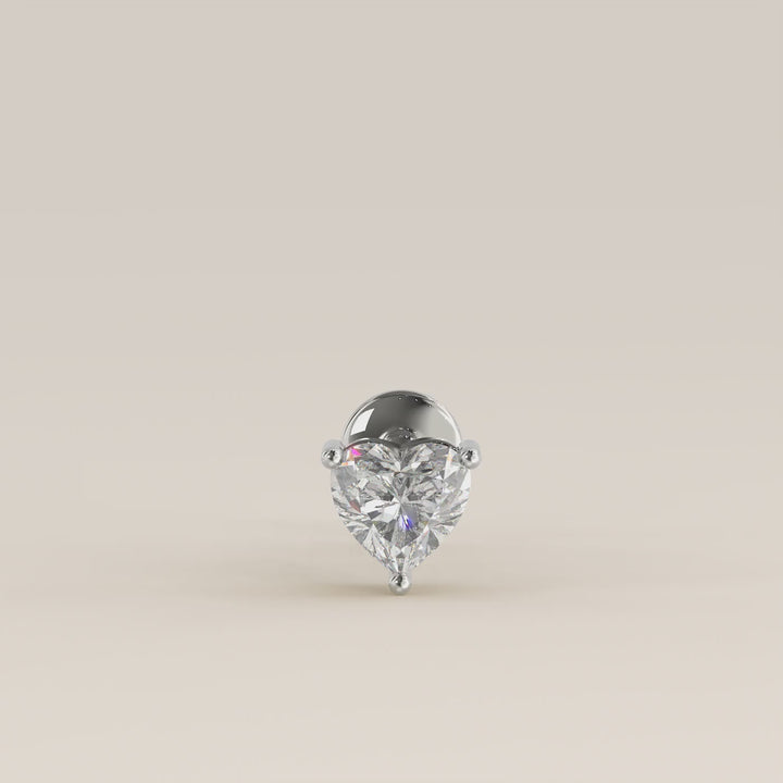 Signature Heart Lab Grown Diamond Piercing
