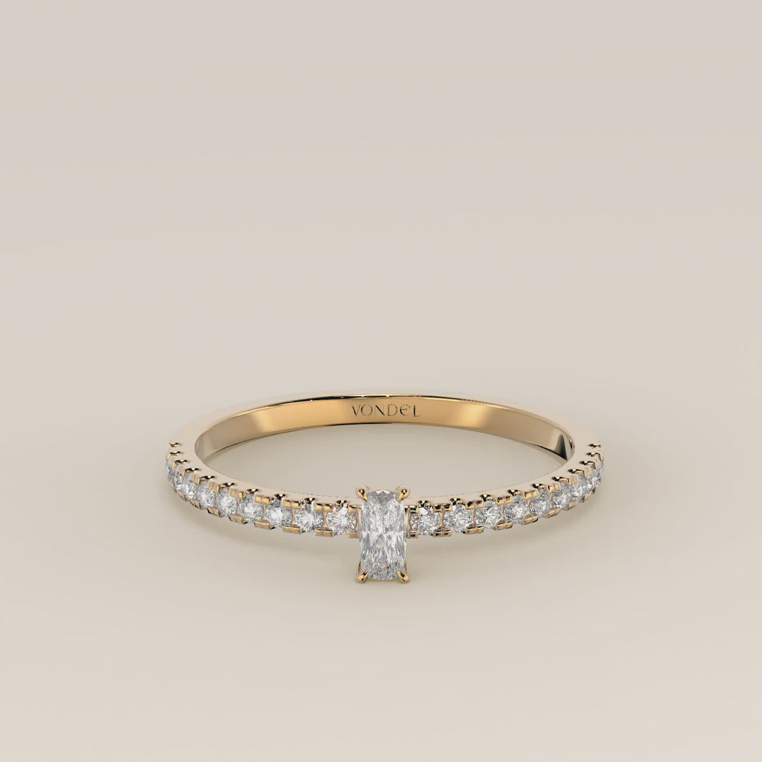 Julie - Elongated Cushion Lab Grown Diamond Ring