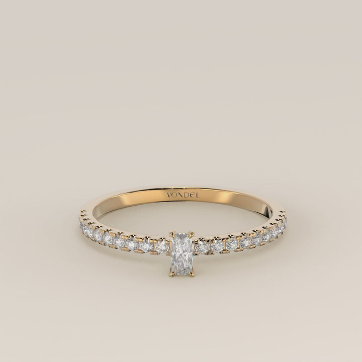 Julie - Elongated Cushion Lab Grown Diamond Ring