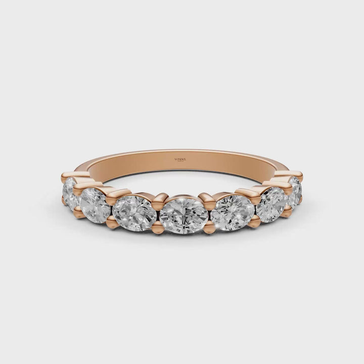 Ovale Rijring East to West - 1,04 ct