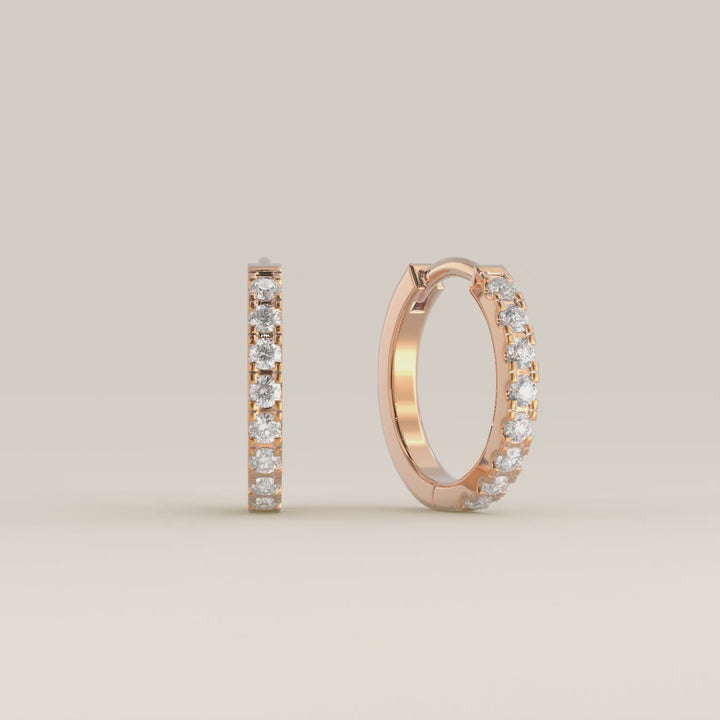 Muse - Huggies Lab Grown Diamond Earrings Set