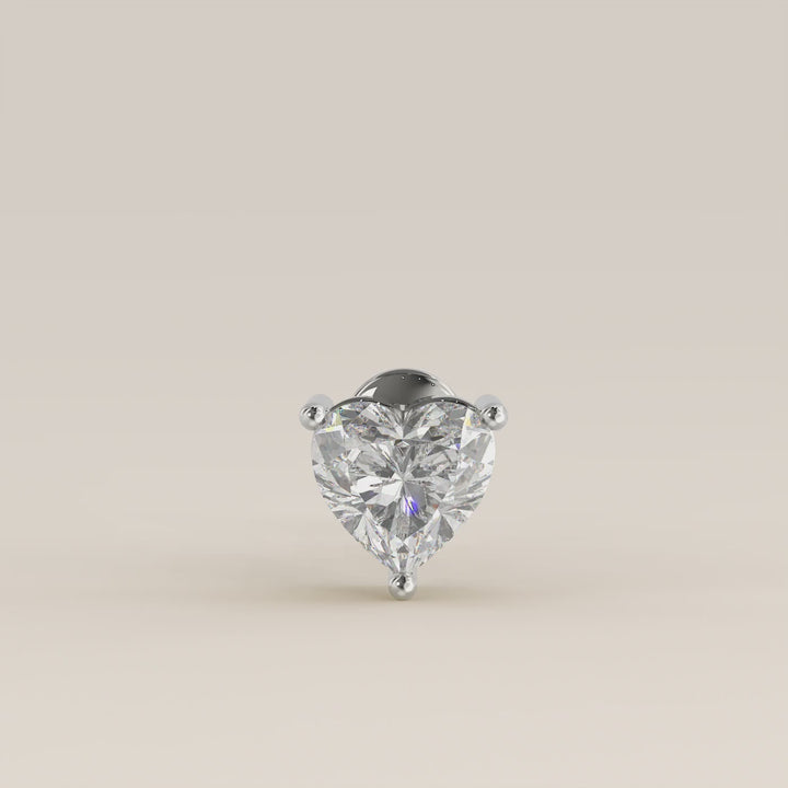 Signature Heart Lab Grown Diamond Piercing