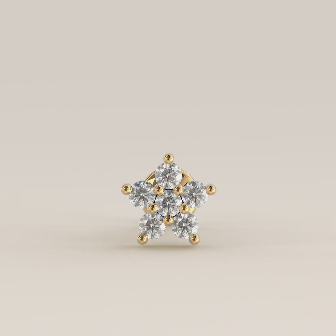 Luminous Star Lab Grown Diamond Piercing