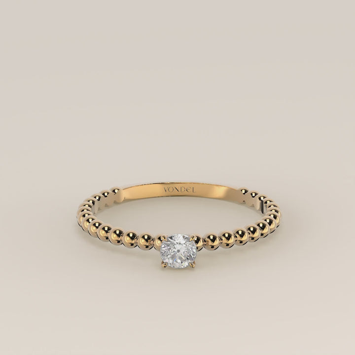 Lina - Round Lab Grown Diamond Ring