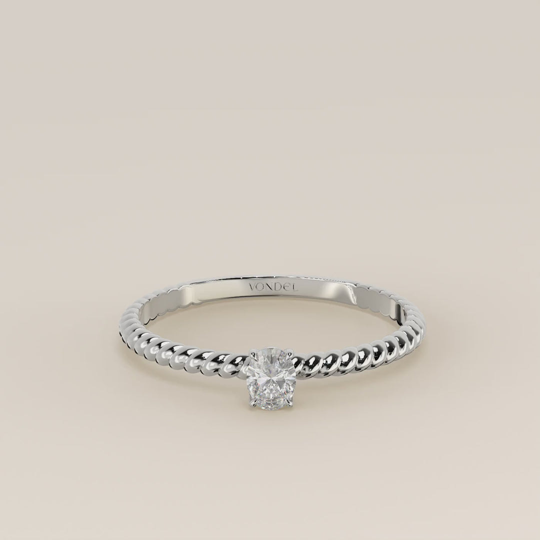 Bowie - Oval Lab Grown Diamond Ring