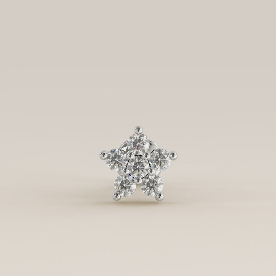 Luminous Star Lab Grown Diamond Piercing