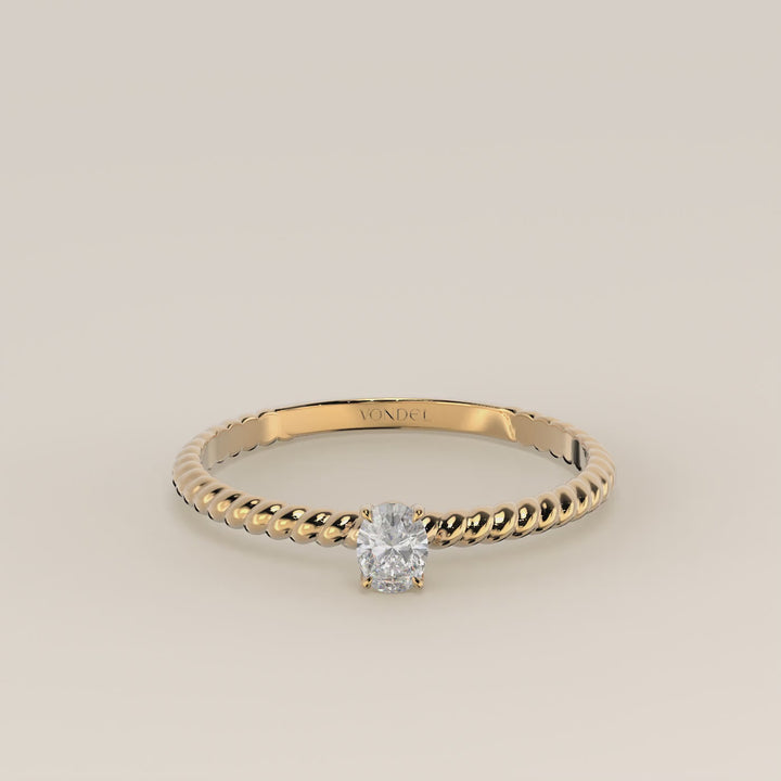 Bowie - Oval Lab Grown Diamond Ring